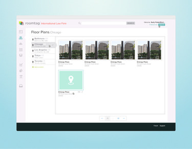 Floorplan selection and search tool.